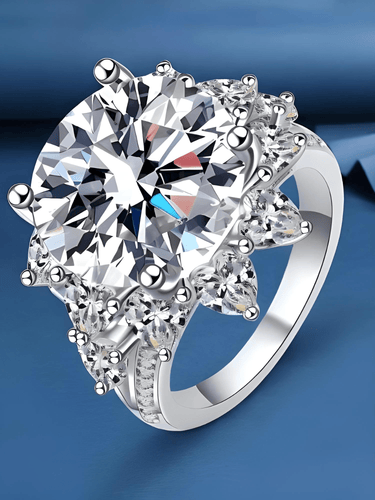 D Color 3CT & 10CT Moissanite Ring For Women Diamond Rings with GRA -, Rings , Drestiny , 4, 4.5, 5, 5.5, 6, 6.5, 7, 7.5, 8, 8.5, 9, Australia, Canada, Green, Rings, Silver, United Kingdom, United States, White , Drestiny , www.shopdrestiny.com